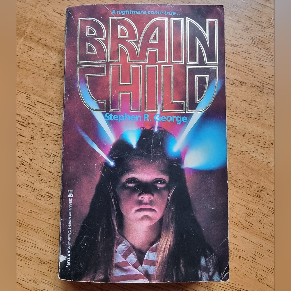 Brain Child Book by Stephen R. George Vintage Horror Paperback